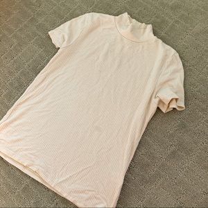 Girls ribbed turtleneck tee